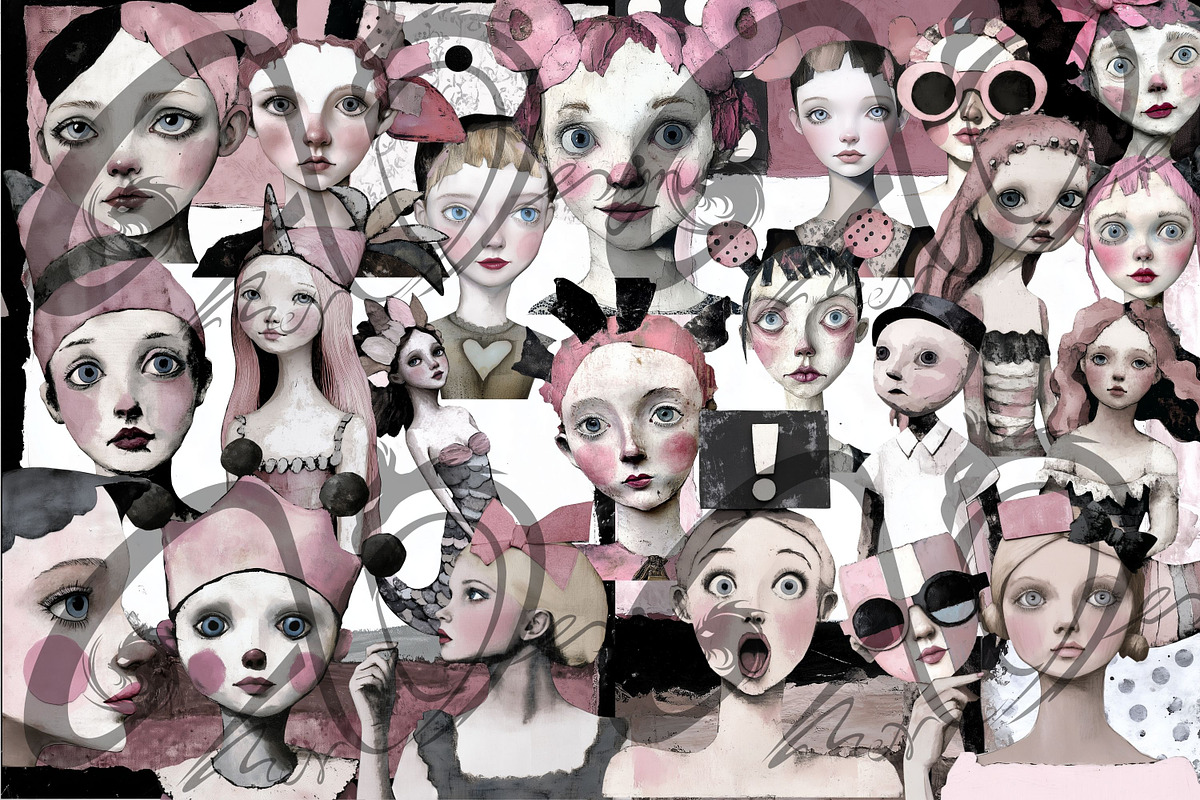 Whimsy Cutouts: Fun and Colorful, a Person Illustration by NiiiNArt
