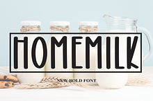 Homemilk | Script Font