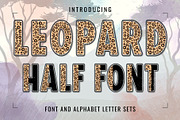 Half Leopard Font, a Symbol Font by Font Craft Studio (Thumbnail 1 of 6)