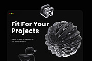 3D Ice Material Icons, an Object 3D Model by Azam Creative (Thumbnail 4 of 5)