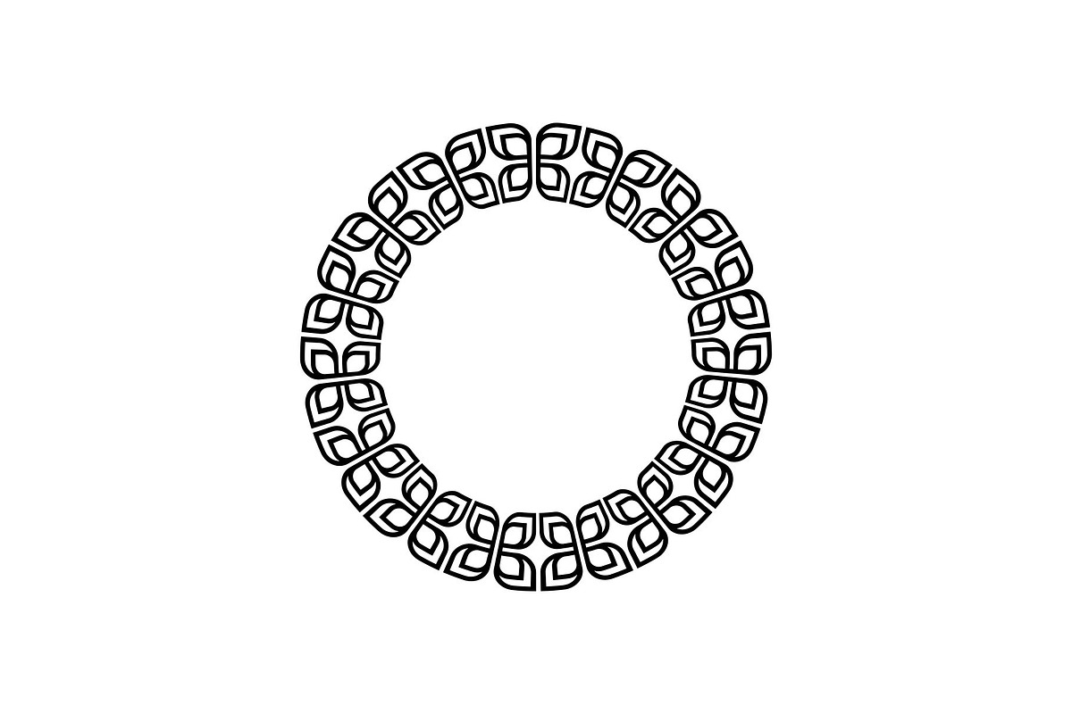Circular Greek Key Butterflies, a Pattern Graphic by Buqancreative (Photo 1 of 4)