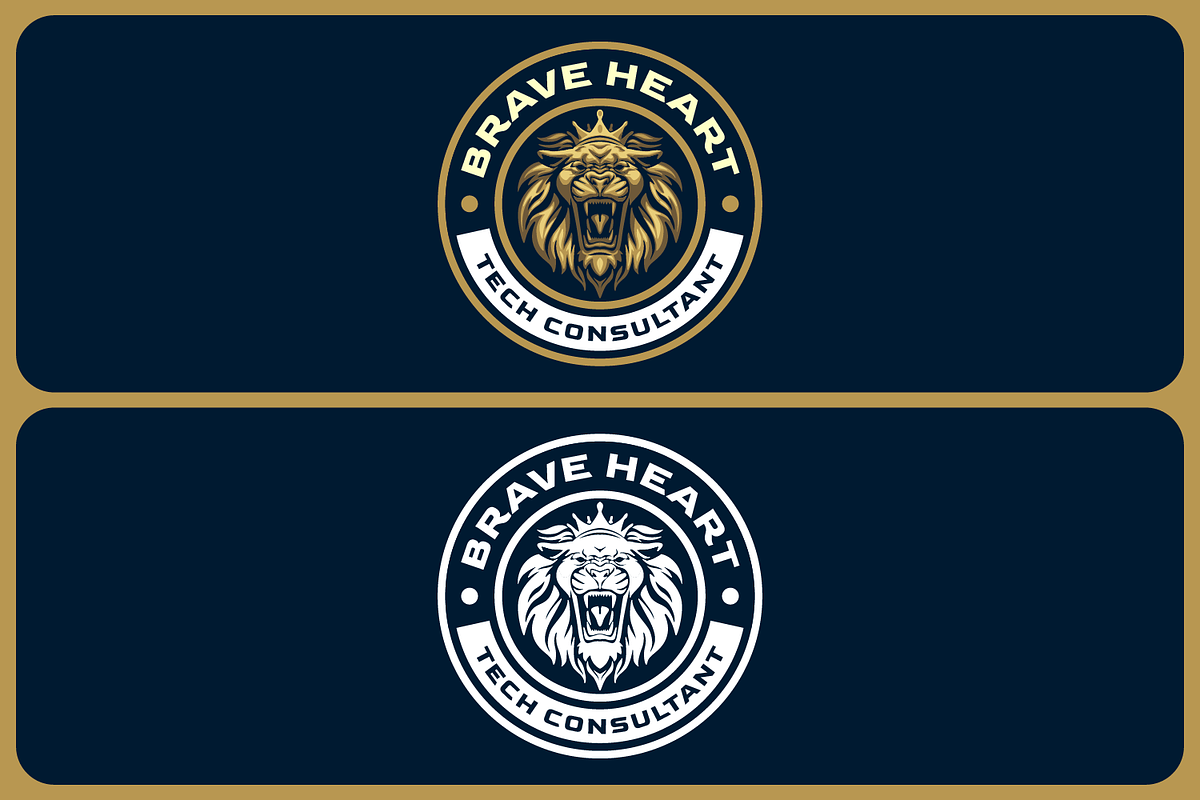 Gold Roaring King Lion Logo, a Branding & Logo Template by Suhandi (Photo 2 of 4)