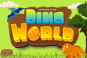 Dino World - Modern Display Typeface