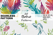 Seamless Watercolor Pattern, a Pattern Graphic by HillTract (Thumbnail 3 of 6)