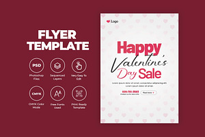 Valentine's Day Flyer, a Flyer Template by Saman Osama