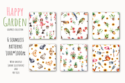 Garden Seamless Patterns & Elements, a Graphic by Art (Thumbnail 2 of 7)