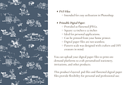 Western Toile de Jouy Pattern, a Background Graphic by Hughes Studio (Thumbnail 7 of 8)