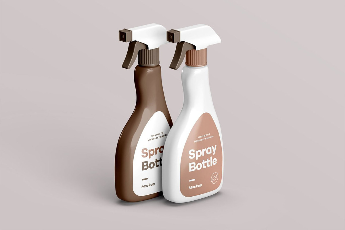 Spray Bottle Mockup, a Packaging Mockup by Se٧enStudio (Photo 6 of 13)