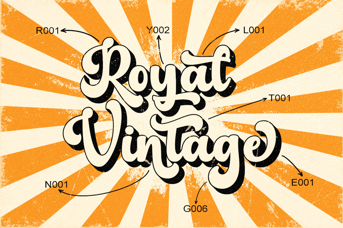 Pinky Retro, a Script Font by Soft Creative (Photo 4 of 9)