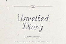 Unveiled Diary Decorative Font