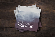 SALE - Square Book Cover Mockup, a Print Template by attraax (Thumbnail 1 of 4)