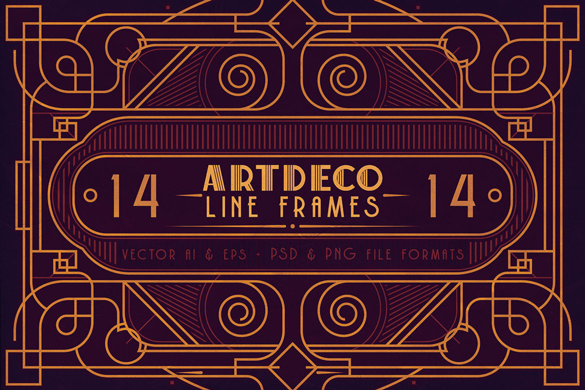 SALE Art Deco Toolkit, a Background Graphic by Cruzine (Photo 55 of 111)