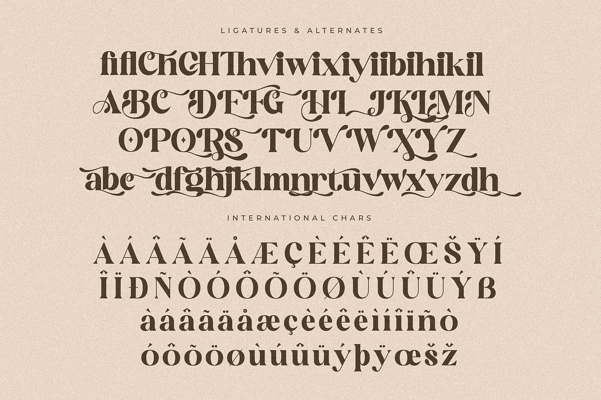 Mogilte Modern Ligature Serif, a Script Font by Storytype Studio (Photo 14 of 15)
