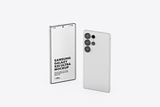 Samsung Galaxy S25 Ultra Mockup, an Android Mockup by UnicDesign (Thumbnail 27 of 35)