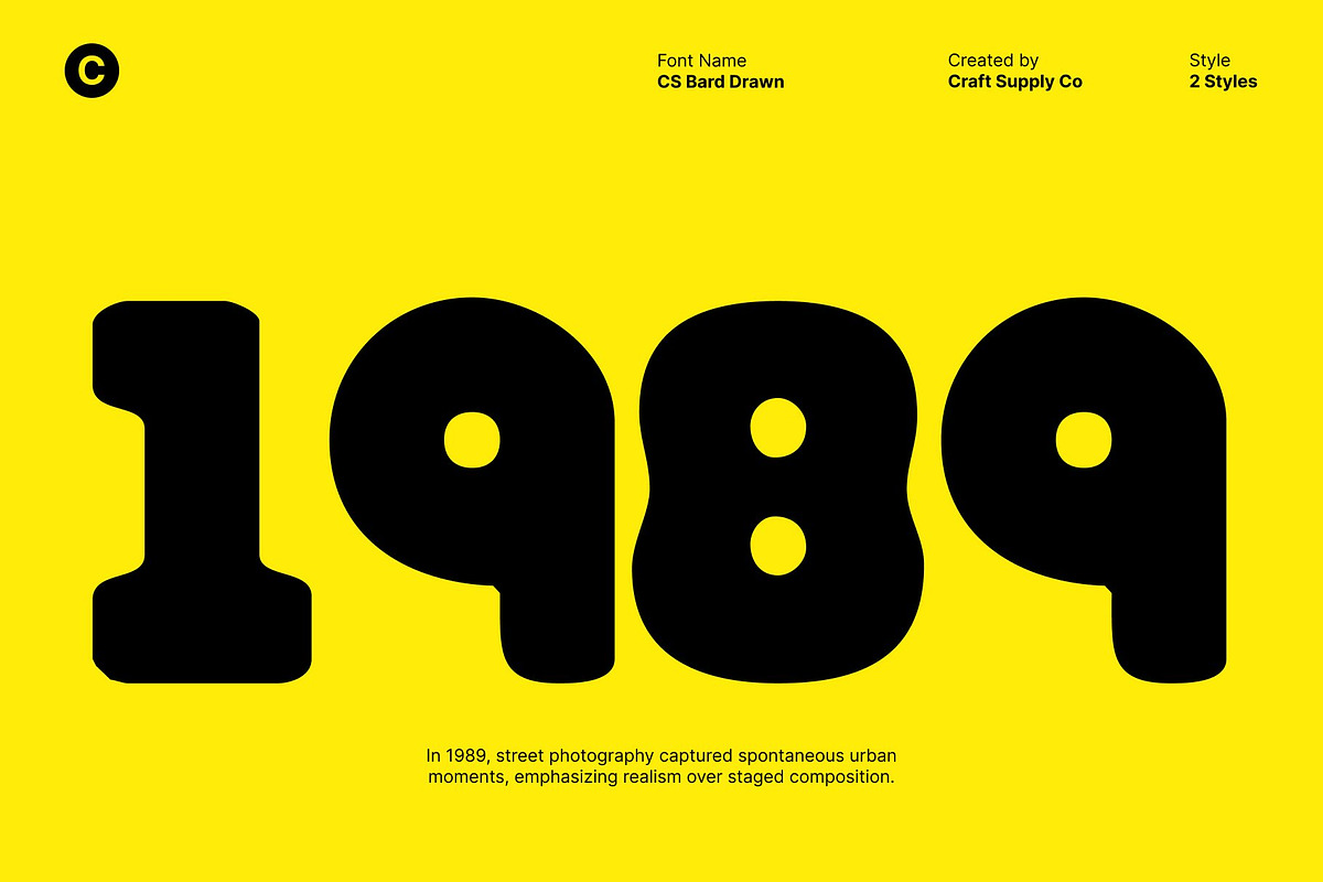 CS Bard Drawn, a Sans Serif Font by Craft Supply Co. (Photo 4 of 8)