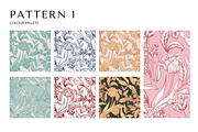 Toile Fleurie, Pattern & Motifs, a Pattern Graphic by lukodje (Thumbnail 3 of 10)