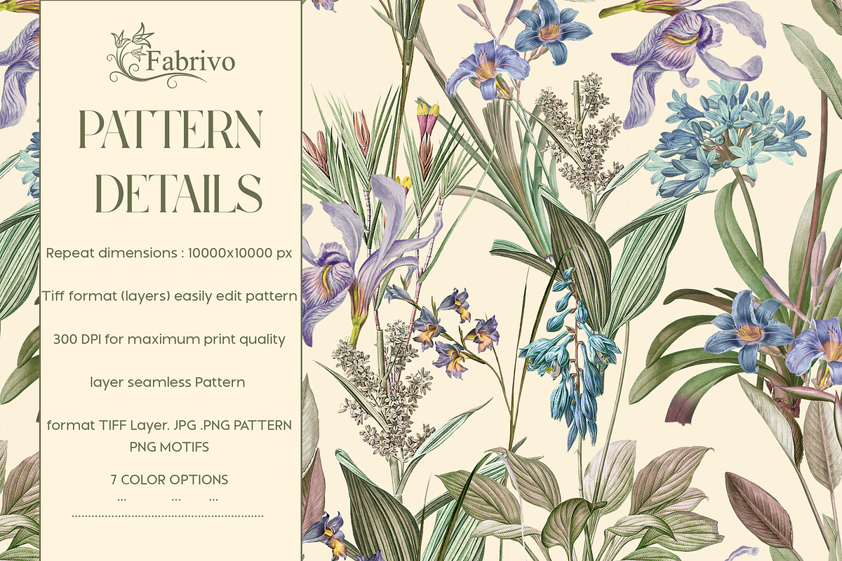 Lilacism Floral Seamless pattern, a Pattern Graphic by Fabrivo (Photo 5 of 10)