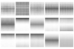 60 Halftone Photoshop Brushes