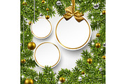 Christmas & New Year cards templates, a Card Template by Vjom (Thumbnail 4 of 6)