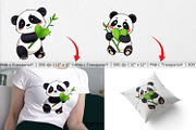 Love Panda Clipart, a Graphic by Artnoy (Thumbnail 3 of 5)