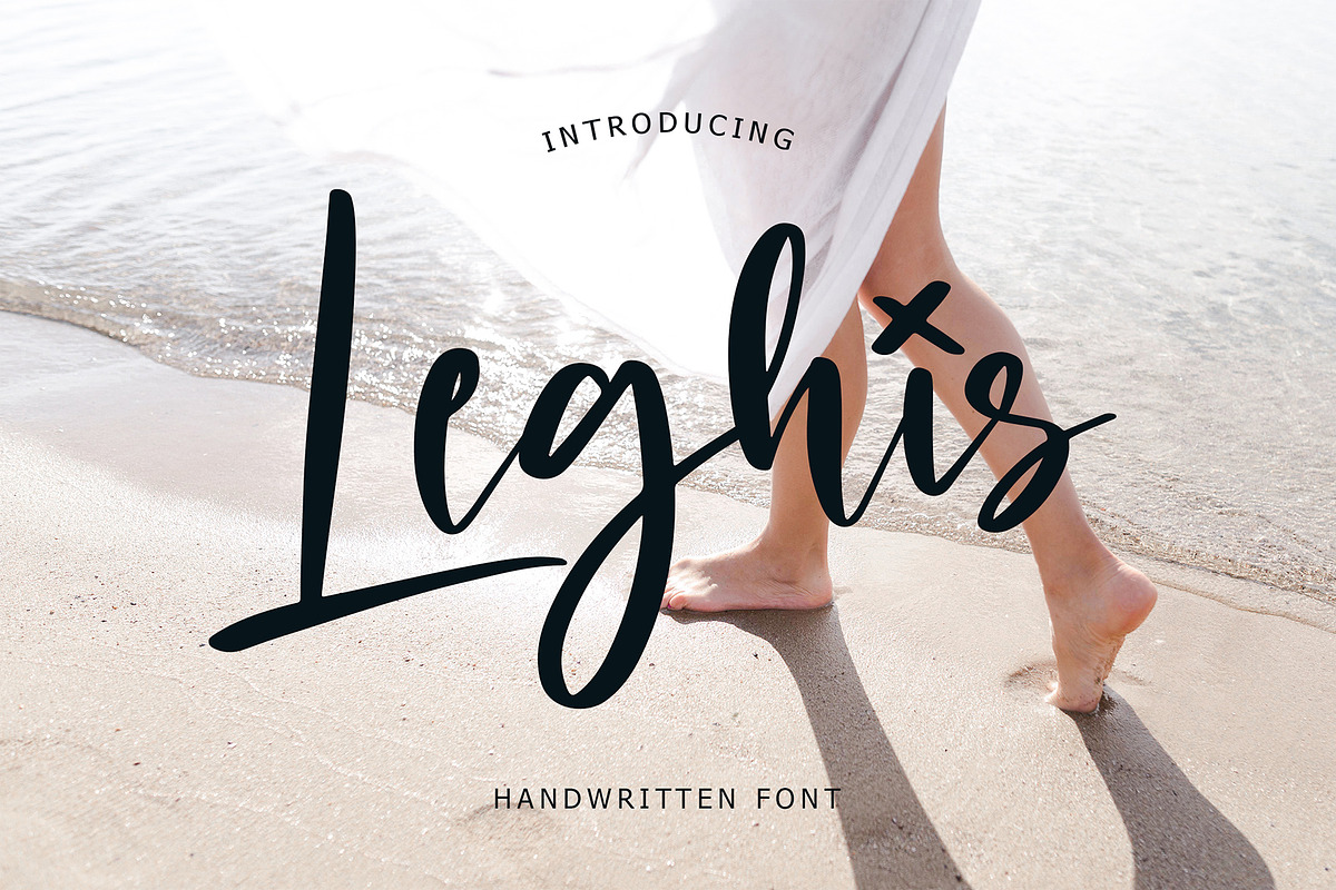 Leghis Handwritten Script Font, a Script Font by Giant Design (Photo 1 of 10)