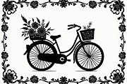 Charming Bicycle with Flowers, an Illustration by Amazin_art (Thumbnail 18 of 21)