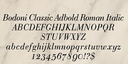 Bodoni Classic Adbold, a Serif Font by Wiescher-Design (Thumbnail 3 of 5)