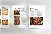 Cookbook & Recipe Book Template, a Magazine Template by Annora Studio (Thumbnail 3 of 6)