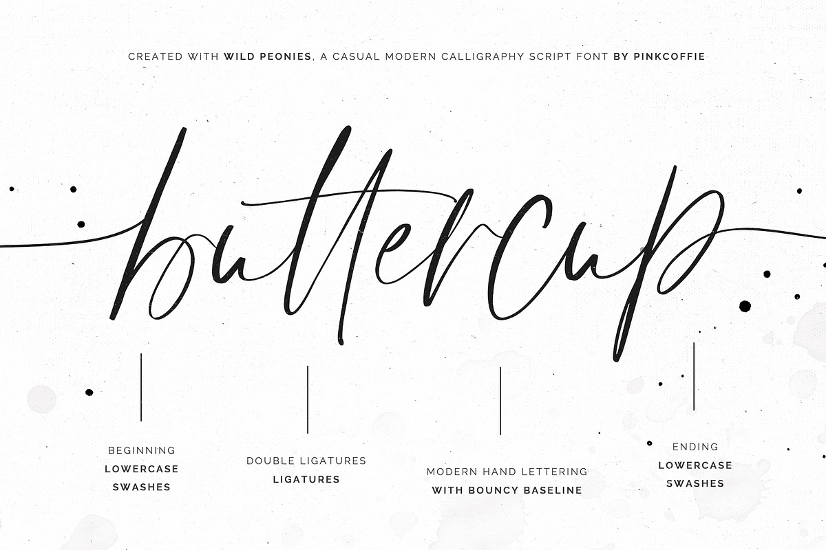 Wild Peonies | Stylish Modern Font preview 6