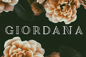 Giordana | Font Family