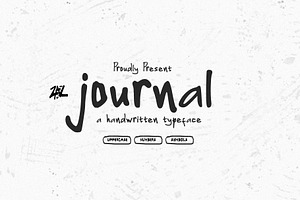 Journal Brush Handwritten Font