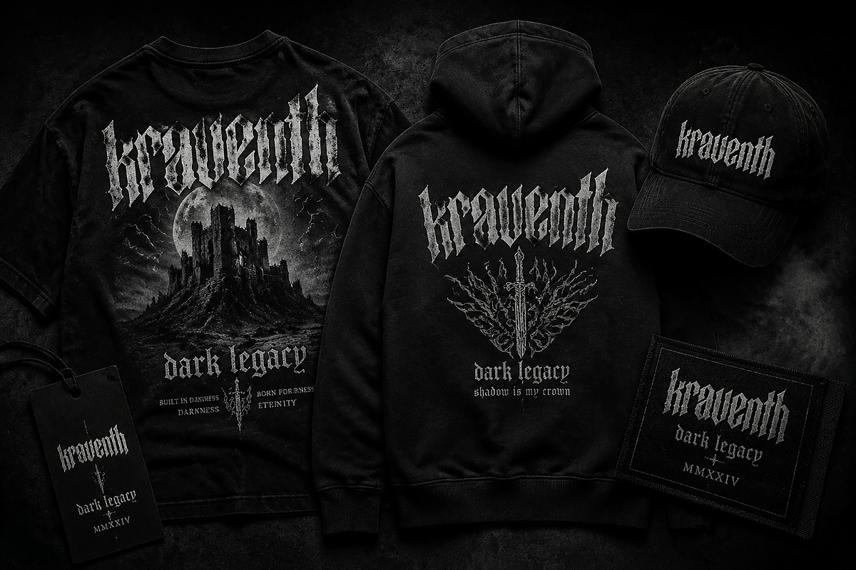 Kraventh – Dark Gothic Blackletter, a Blackletter Font by Wow Magic (Photo 3 of 5)