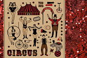 Circus set, an Illustration by Moloko88 (Thumbnail 3 of 11)