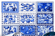 Nautical Delft Blue Collection, a Pattern Graphic by ArtPavo (Thumbnail 9 of 12)