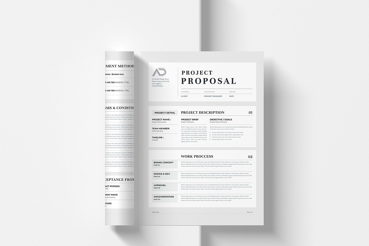 Proposal | MS Word & Indesign, a Stationery Template by design_hut (Photo 5 of 6)