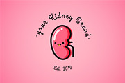 The Kidney Logo, a Branding & Logo Template by Luis Muniz (Thumbnail 2 of 2)