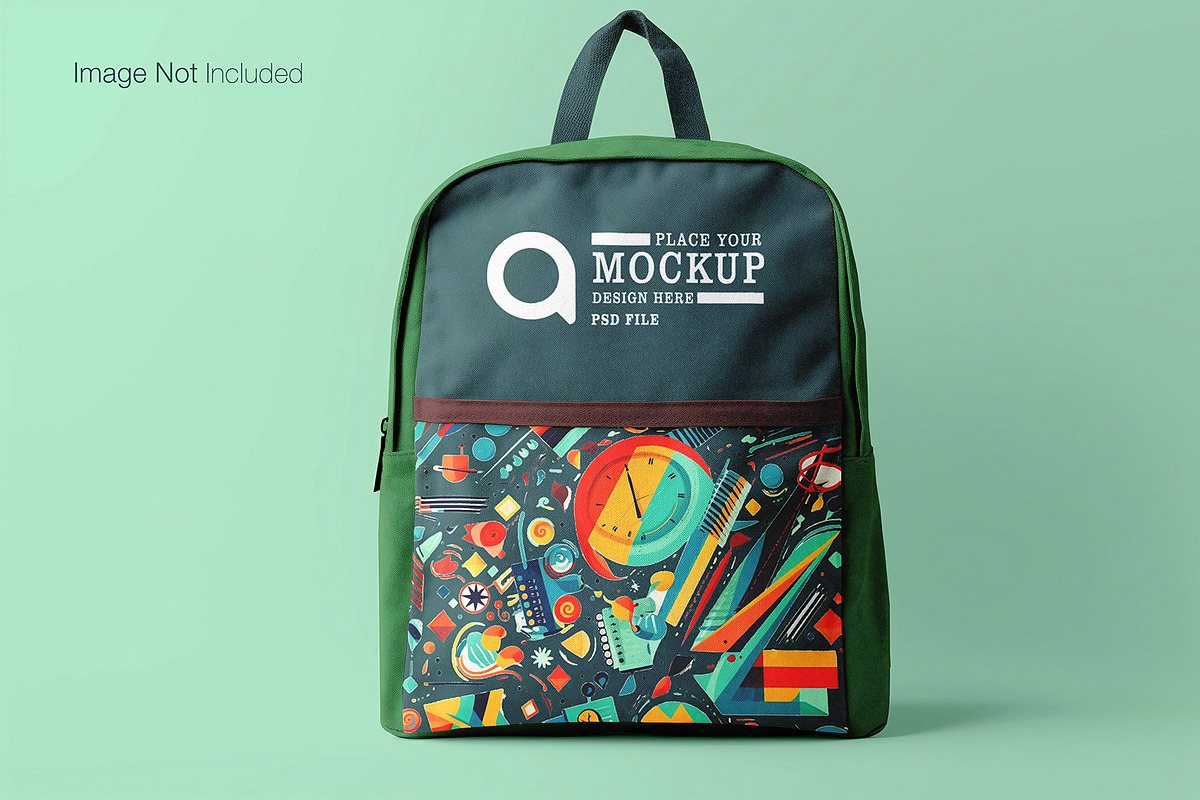 School bagpack mockup design, a Product Mockup by Raihan Rahman (Photo 7 of 8)