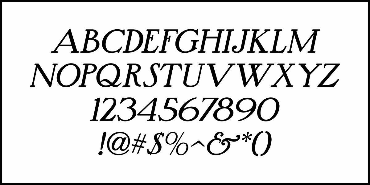 Roman Nouveau JNL, a Serif Font by Jeff Levine Fonts (Photo 5 of 5)