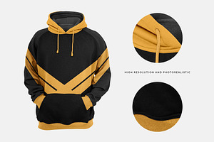 Men Hoodie Mockup