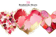 Abstract Brushstroke Valentine Heart, a Seasonal Illustration by Bijou Bay (Thumbnail 1 of 3)