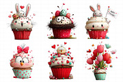 Easter CupCake Clipart Bundle, an Illustration by Daily.Designs (Thumbnail 3 of 8)