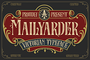 Mailyarder for Vintage Logo & Liquor, a Serif Font by ilhamtaro (Thumbnail 1 of 10)