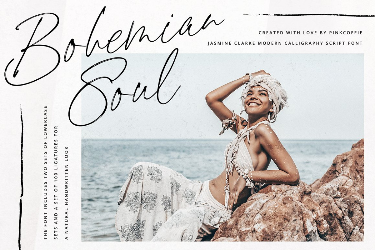 Modern Font & Logo Bundle - 85%Off, a Script Font by Pink Coffie (Photo 28 of 65)