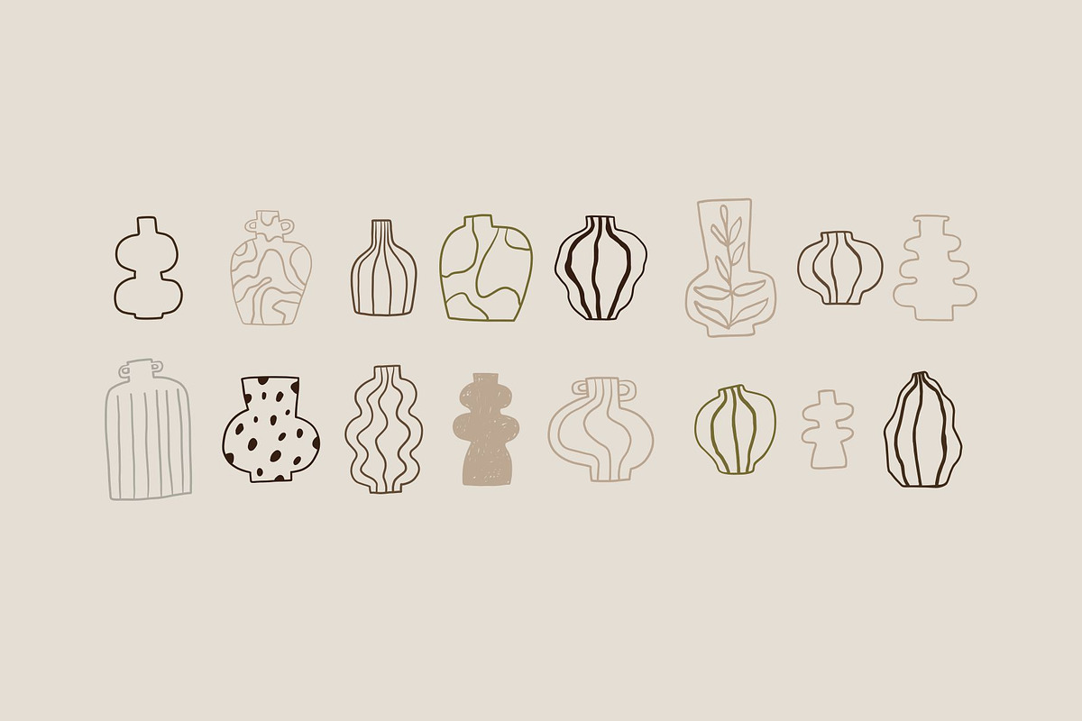 POTTERY STUDIO. HAND DRAWN CLIPART, an Object Illustration by Barkova Nadya (Photo 5 of 7)