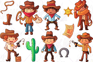 Cowboy Clip Art