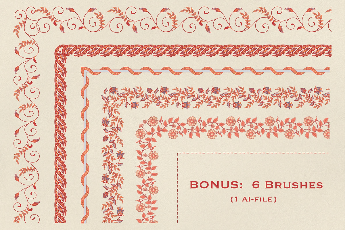 FLORAL ORNAMENTS. Vector Set., a Pattern Graphic by Irina Skaska (Photo 17 of 17)