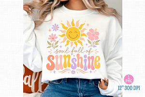 Soul Full Of Sunshine Summer PNG, an Illustration by Dream Creation