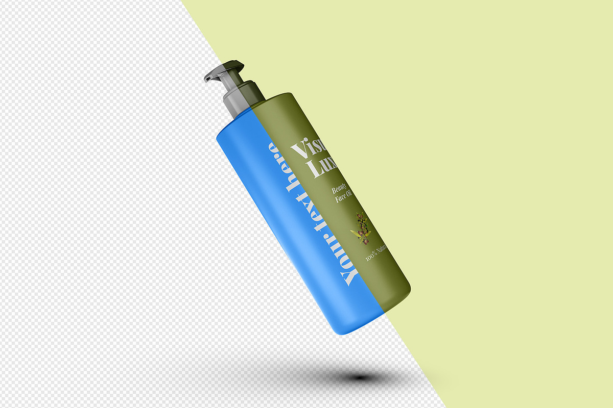Cosmetic Pump Bottle Mockup 5 Views, a Cups & Container Mockup by Illusiongraphic (Photo 16 of 22)