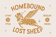 Meganthropus – Vintage Rough Display, a Sans Serif Font by Casloop Studio (Thumbnail 9 of 10)