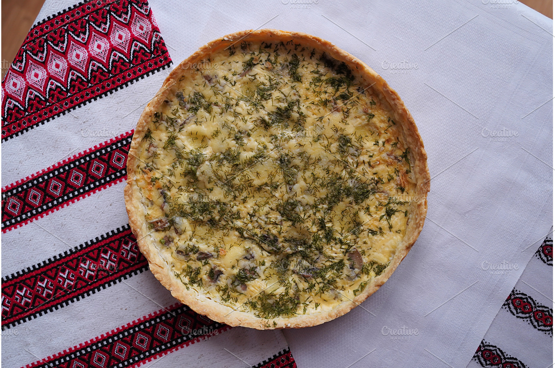 Homemade quiche pie or tart. Food on, a Food & Drink Photo by Oleksandr Berezko